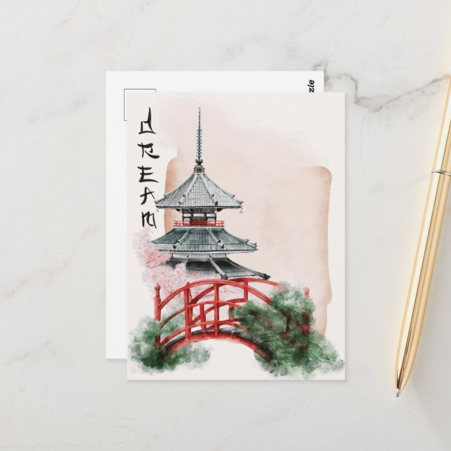 Design 10 för Okinawa-serien Vykort (Fram/Back In Situ)