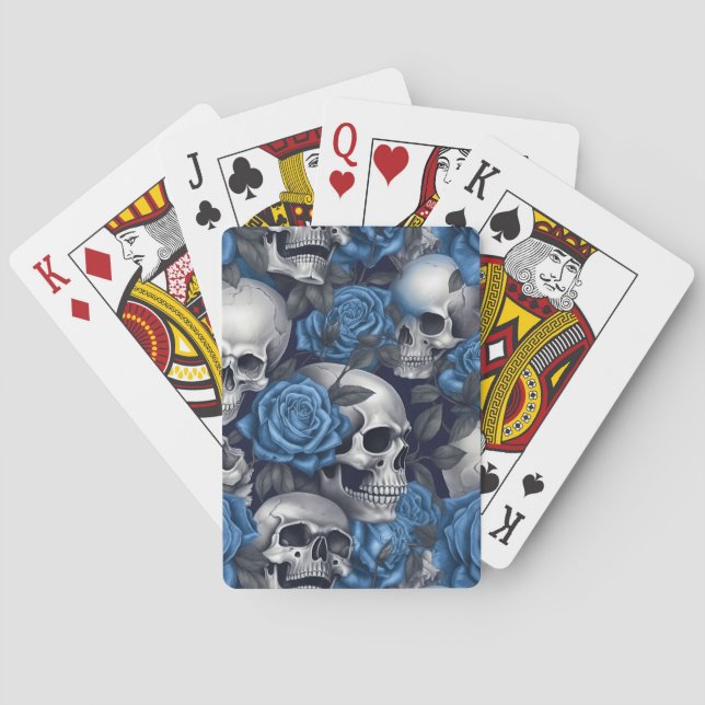 Design 12 för Skull- och Ro-serien Casinokort (Baksidan)