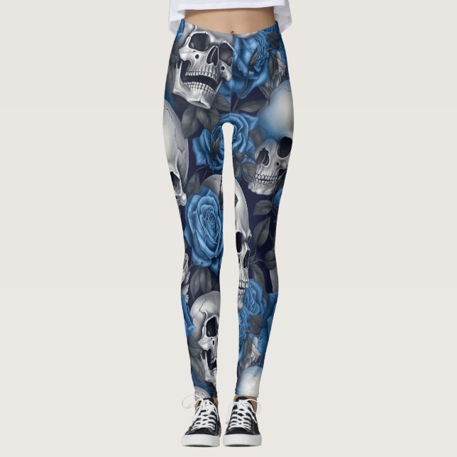 Design 12 för Skull- och Ro-serien Leggings (Framsida)