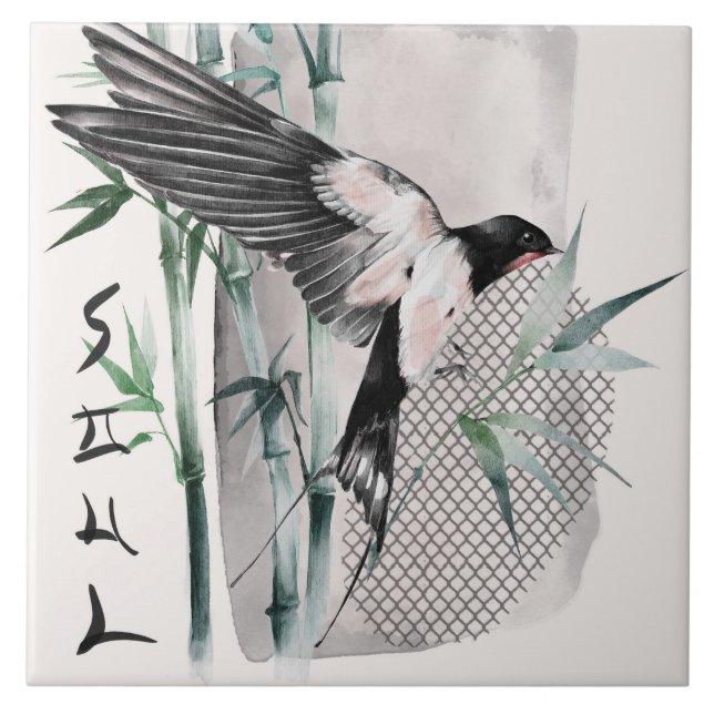 Design 14 för Okinawa-serien Kakelplatta (Framsidan)