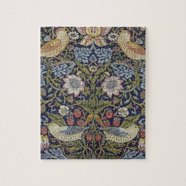 Design 1883 för William Morris jordgubbetjuv Pussel (Vertikal)