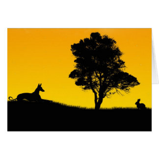 Design 2015 för kalender för Ibizan hundcentral Hälsningskort