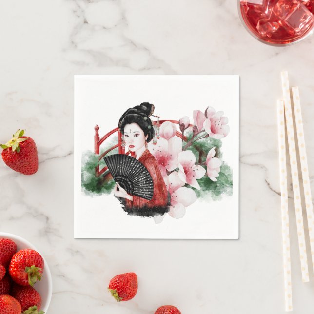 Design 38 för Okinawa-serien Pappersservett (Insitu)