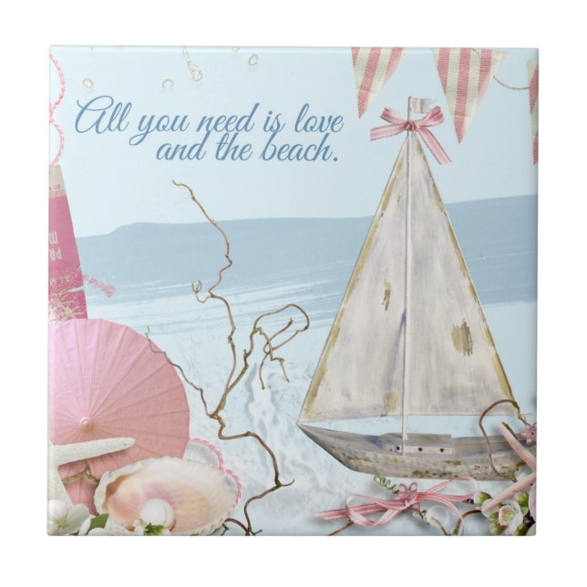 Design 3 för Nautisk serie Kakelplatta (Framsidan)