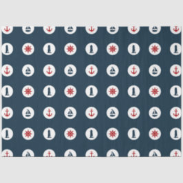 Design 7 för Red and Navy Nautical Series