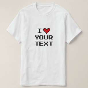 Design anpassningsbar i hjärt-t-skjortor för vänne t shirt