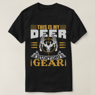 Design av hjortjaktutrustning t shirt