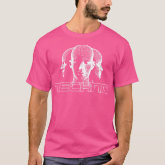 Design av tekniska huvuden t shirt