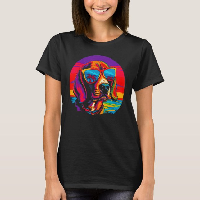 Design Beagle Dog T Shirt (Framsida)