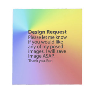 Design-begäran Anteckningsblock