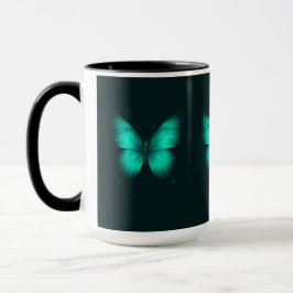 DESIGN BORBOLETAS VERDES Caneca Combo Mugg