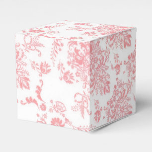 Design Box för söt Rosa Damask Presentaskar