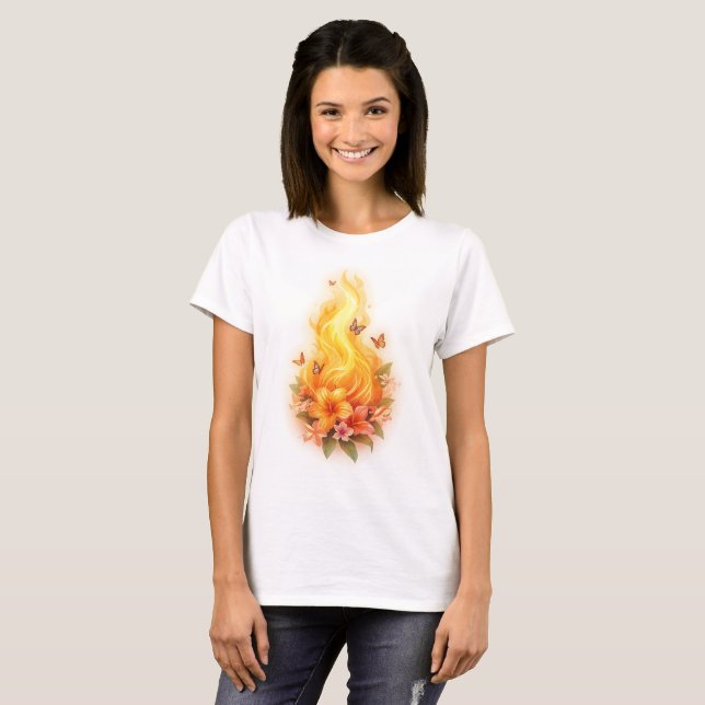[Design] Camiseta Feminina Cristã Brasil Presente  T Shirt (Hel framsida)