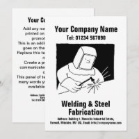 Design Card för Tecknad för svetsning och tillverk