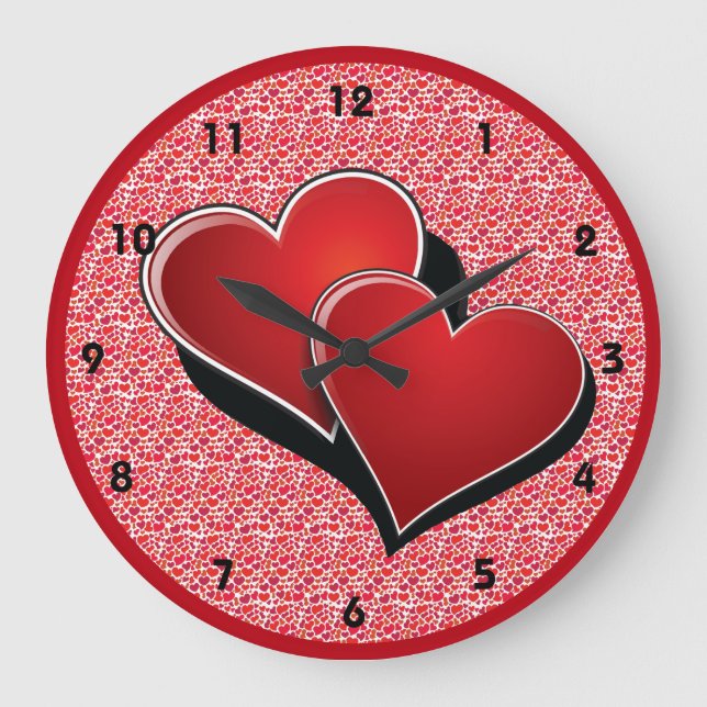 Design Clock för hörningar Stor Klocka (Framsida)