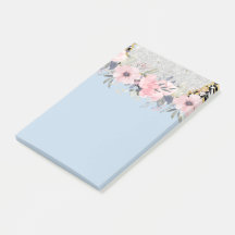 Design Egna Söt Girly Rosa Blommigt Stationery