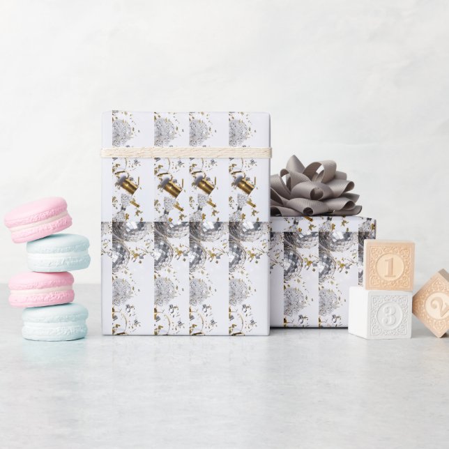 Design elegante e raffinato presentpapper (Baby Shower)