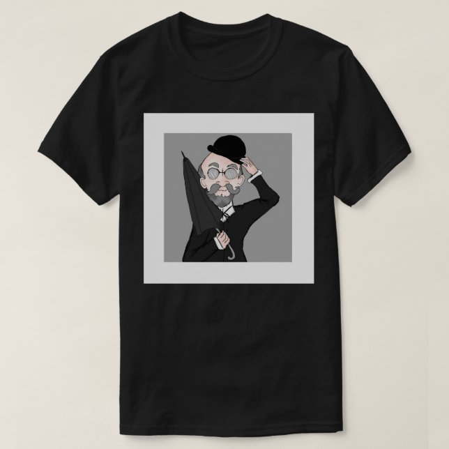Design- Erik Satie Pin T Shirt (Design framsida)