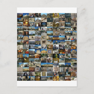 Design Exclusivo 100 Ansikte de Jerusalém Vykort
