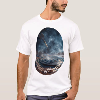 Design fléchette fumée Straight to the Bullseye T Shirt