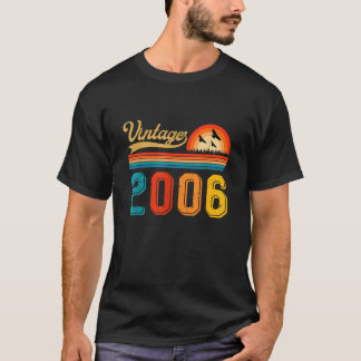 Design För 20:e Tillverkad 2006 Födelsedag Vintage T Shirt