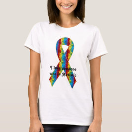 Design för Autismmedvetandeband 2 Tee Shirt
