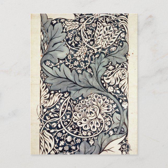 Design för Avon Chintz, 1886 Vykort (Framsida)