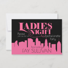 Design för Bachelorette partyinbjudan Inbjudningar