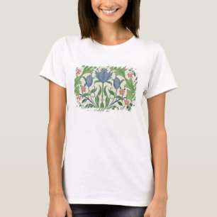 Design för blom- tapet t-shirt