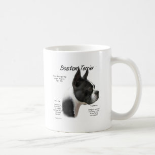 Design för Boston Terrierhistoria Kaffemugg