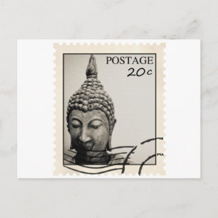 Design för Buddha portofrimärke Vykort