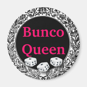 Design för Bunco drottningklassiker Magnet
