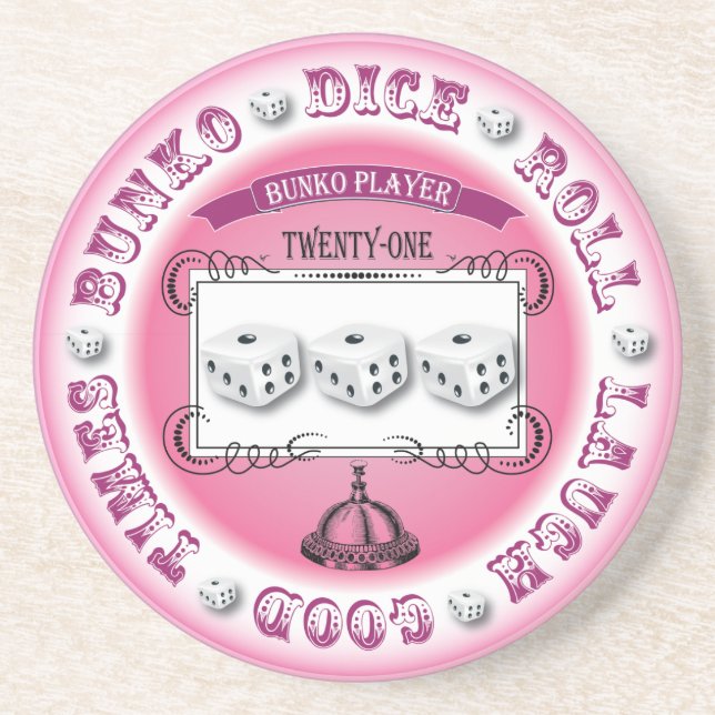 Design för Bunkovintagerunda Underlägg Sandsten (Framsidan)