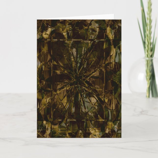 Design för Camo älskarePetal Kort (Framsida)