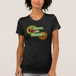 Design för Cinco de Mayo Mexico maj 5 Tee Shirt