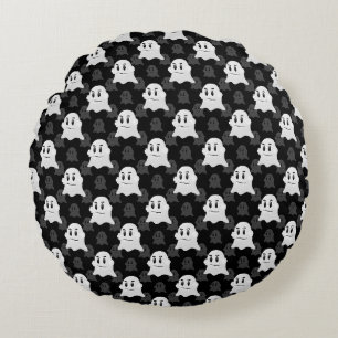 Design för Cute Ghost-blob Rund Kudde