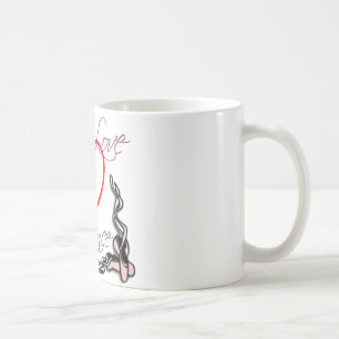 Design för dansdansaredans kaffemugg