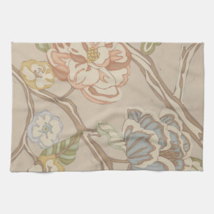 Design för dekorativ Organza Chintz-Blommigt Kökshandduk