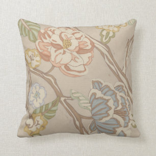 Design för dekorativ Organza Chintz-Blommigt Kudde