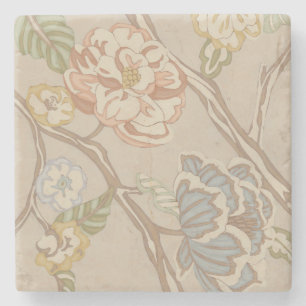 Design för dekorativ Organza Chintz-Blommigt Stenunderlägg