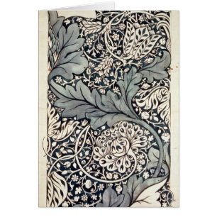 Design för den Avon chintzen, c.1886 Hälsningskort