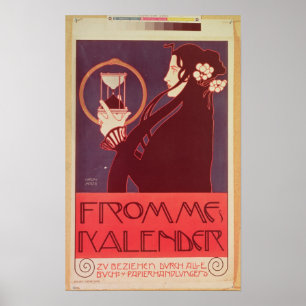 Design för den Frommes kalendern Poster