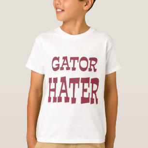 Design för dräkt för alligatorHater rödbrun Tee