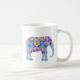 Design för elefantmuggKaleidoscope Kaffemugg