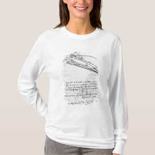 Design för en flygmaskin t-shirt