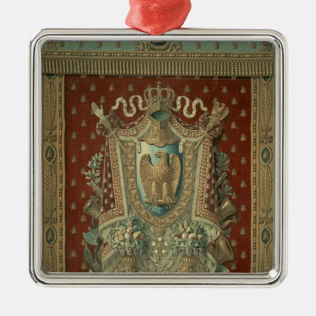 Design för en tapestry i Bonapartes studie Julgransprydnad Metall (Framsidan)