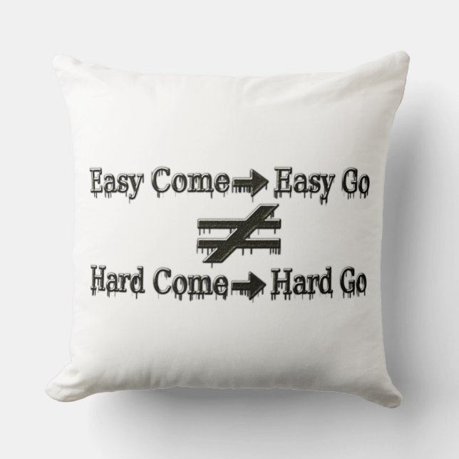 Design för enkla arbets- och arbetsrelationer kudde (Framsida)