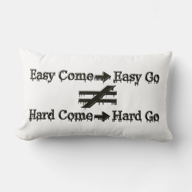 Design för enkla arbets- och arbetsrelationer lumbarkudde (Framsida)