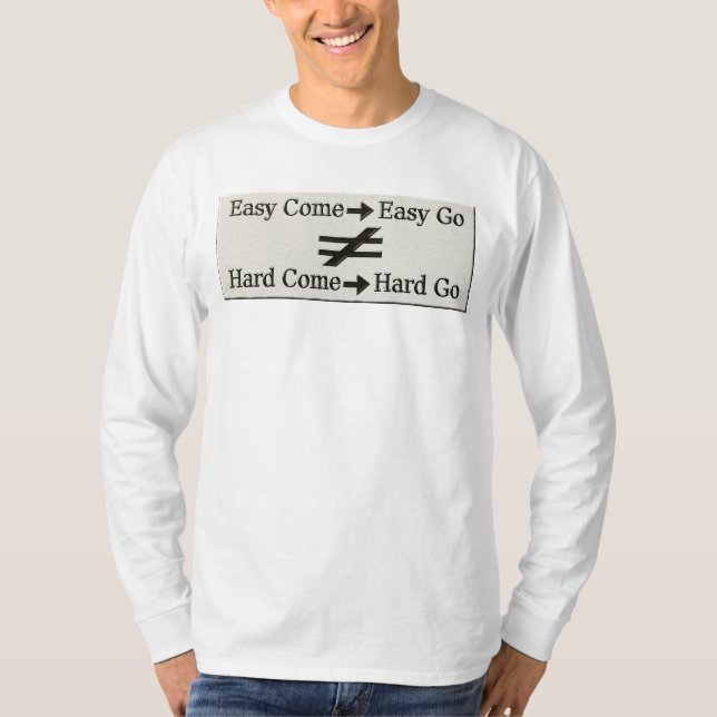 Design för enkla arbets- och arbetsrelationer t shirt (Framsida)