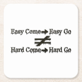 Design för enkla arbets- och arbetsrelationer underlägg papper kvadrat